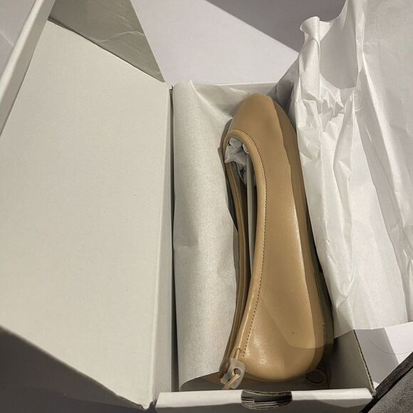 FEVERSOLE Women Size 7.5 Shoes Soft Cushion Tan Color Elastic Adjustable Ballet - Picture 8 of 12